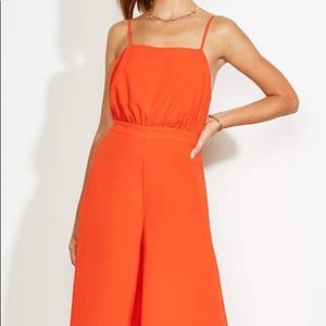 Spaghetti strap jumpsuit